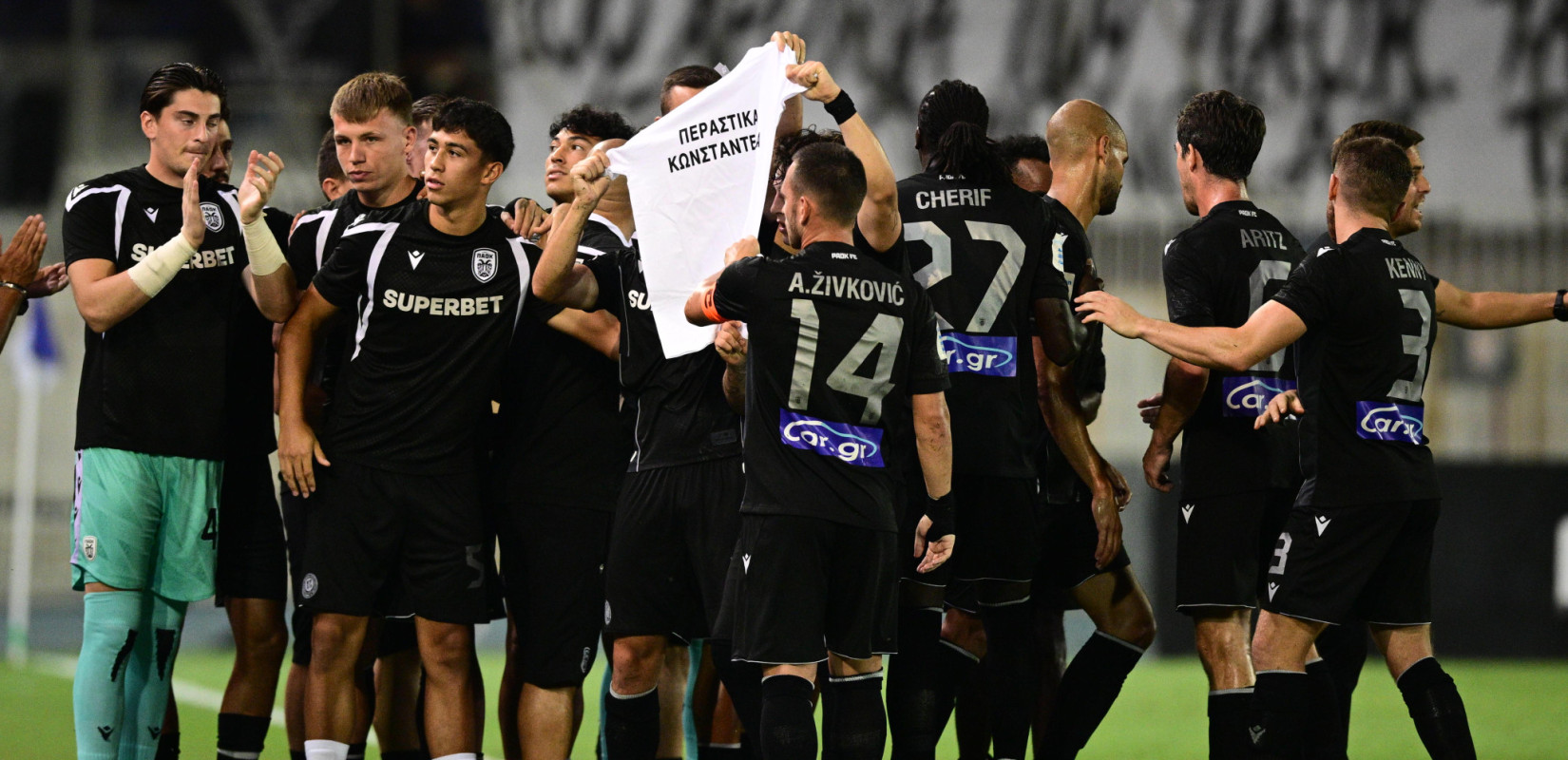 Ατρόμητος - ΠΑΟΚ 1-2: Ανατροπή με Πέλκα και αφιέρωση στον Κωνσταντέλια