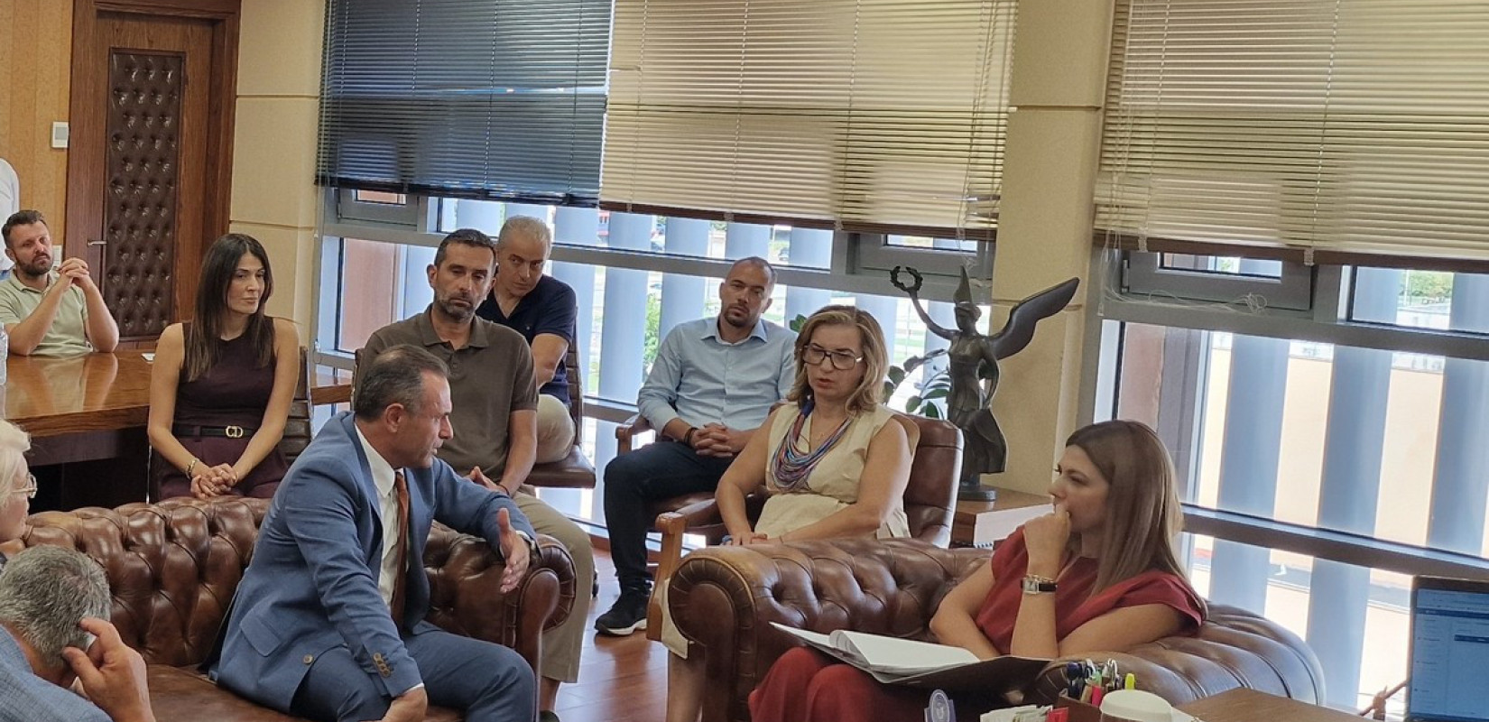 Δράμα: Συνάντηση Ζαχαράκη με τον δήμαρχο Γ.Παπαδόπουλο - Συζήτηση για ζητήματα της εκπαιδευτικής κοινότητας