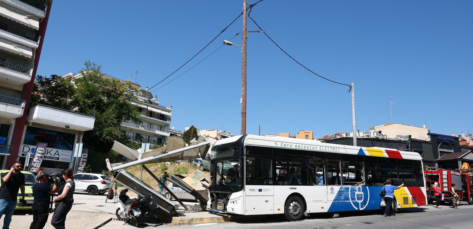 Θεσσαλονίκη: Τι λέει ο ΟΑΣΘ για το ατύχημα με το λεωφορείο στη Νεάπολη