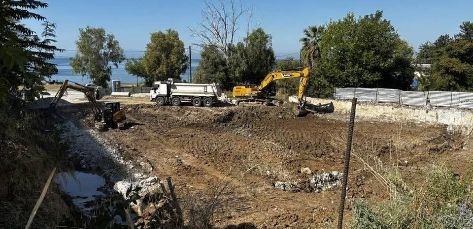 Οι εργασίες που έχουν ξεκινήσει στο οικόπεδο δίπλα στο πρώην νοσοκομείο «Παναγία»