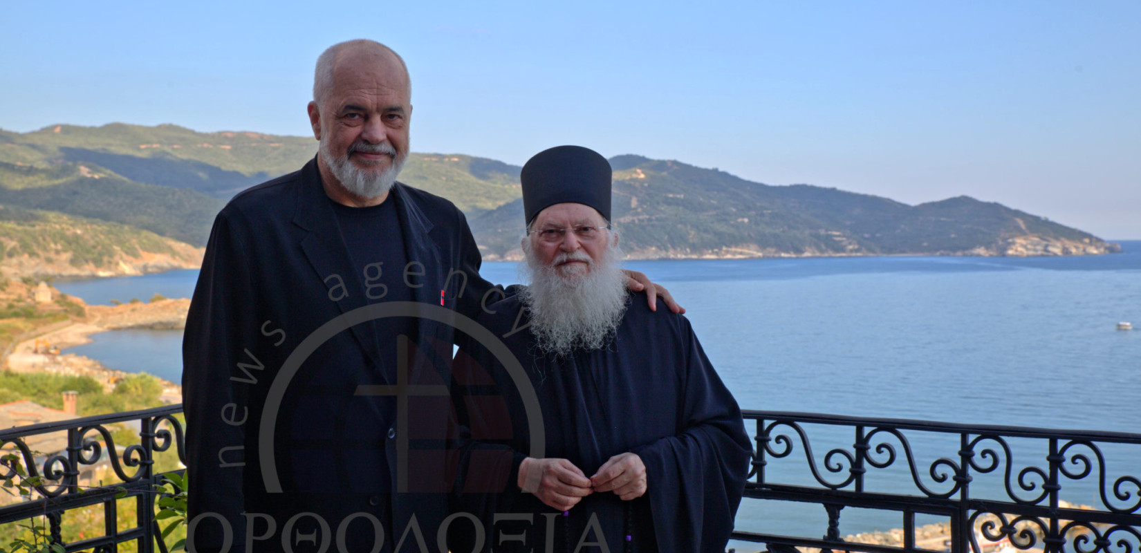 Ο Εντι Ράμα στο Άγιον Όρος
