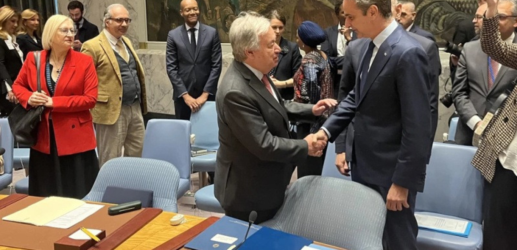 Μητσοτάκης - Γκουτέρες: Κυπριακό, Ουκρανία και Μέση Ανατολή στο τραπέζι της συνάντησης στη Νέα Υόρκη