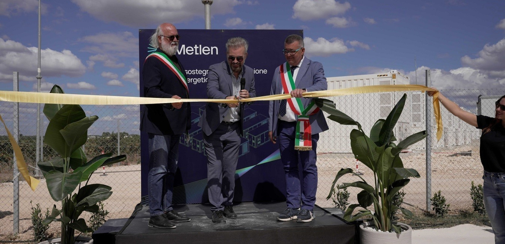 METLEN και Dolomiti Energia εγκαινίασαν έργο αποθήκευσης ενέργειας στην Απουλία