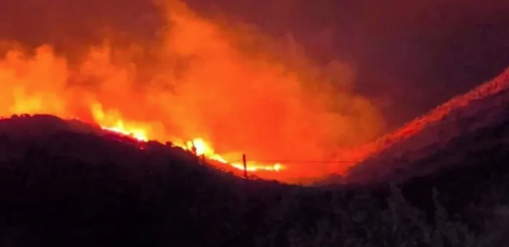 Φωτιά στη Λέσβο στην περιοχή Κούκμος - Καίει σε χαμηλή βλάστηση