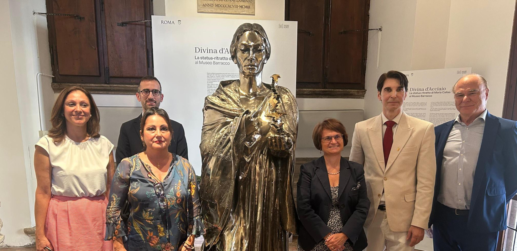 Η Μαρία Κάλλας «ταξιδεύει» στη Ρώμη: Στο Μουσείο «Giovanni Barracco» το γλυπτό του Νίκου Φλώρου