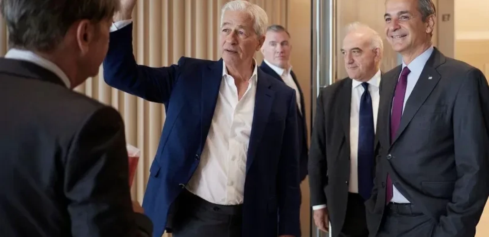 ΗΠΑ: Συνάντηση του πρωθυπουργού Κυρ. Μητσοτάκη με τον CEO της JP Morgan Chase J. Dimon