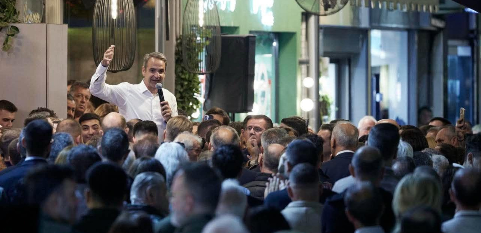 Μητσοτάκης από Κατερίνη: Θα στηρίξουμε την κοινωνία σε ένα δύσκολο χειμώνα που έρχεται