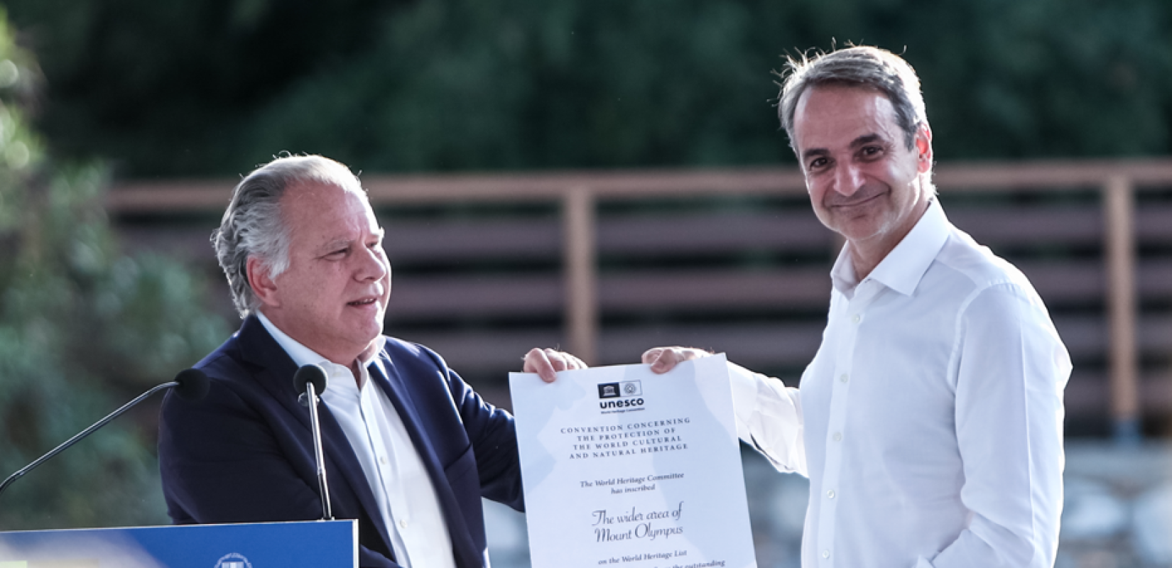 Ο Όλυμπος επίσημα στον κατάλογο της UNESCO: Η επίσκεψη και τα μηνύματα του Κυριάκου Μητσοτάκη από το Λιτόχωρο