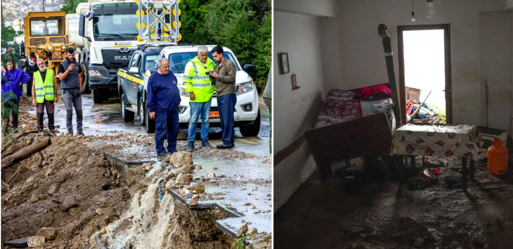 Τι προκάλεσε η σφοδρή κακοκαιρία στην Κρήτη: Αυτοκίνητα στη θάλασσα, πλημμυρισμένα σπίτια και κατεστραμμένοι δρόμοι