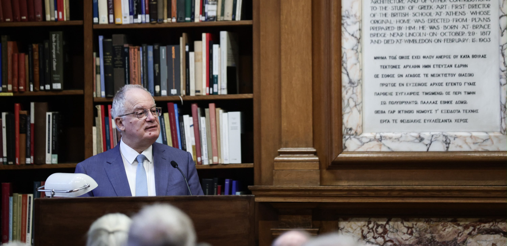 Κ. Τασούλας από Βρετανική Σχολή Αθηνών: «Ο Παρθενώνας δεν μπορεί να παραμείνει επ' αόριστον χωρίς τα Γλυπτά του»