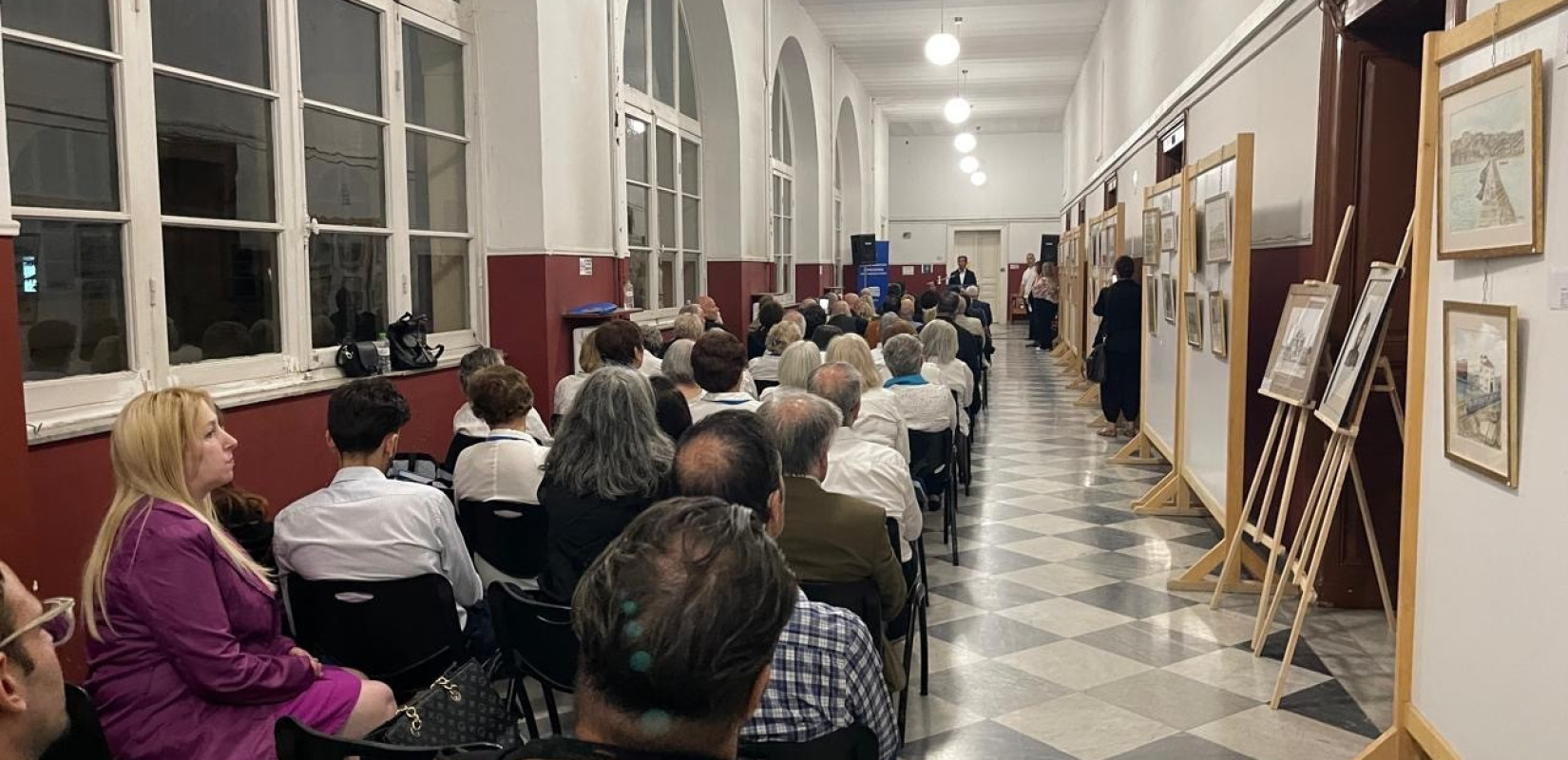 «Αλλοτινές Πατρίδες»: Εγκαινιάστηκε στο ΥΜΑΘ η έκθεση ζωγραφικής της Παρασκευής Ζάννη για τον ελληνισμό της Ανατολής