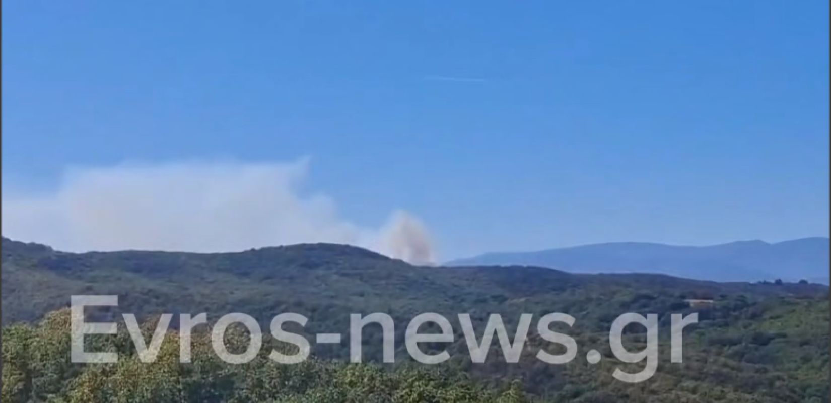 Σουφλί: Φωτιά από τη Βουλγαρία πέρασε στον Έβρο - Μεγάλη κινητοποίηση στη Ρούσα