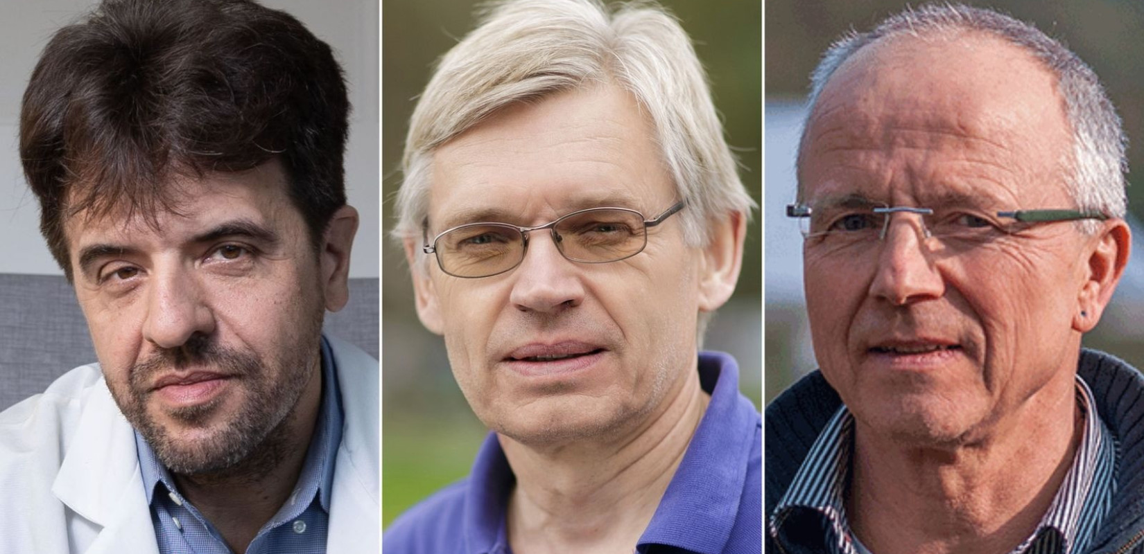 Karl Deisseroth, Peter Hegemann and Georg Nagel. (Πηγή: Stanford Health Care/AIChE)