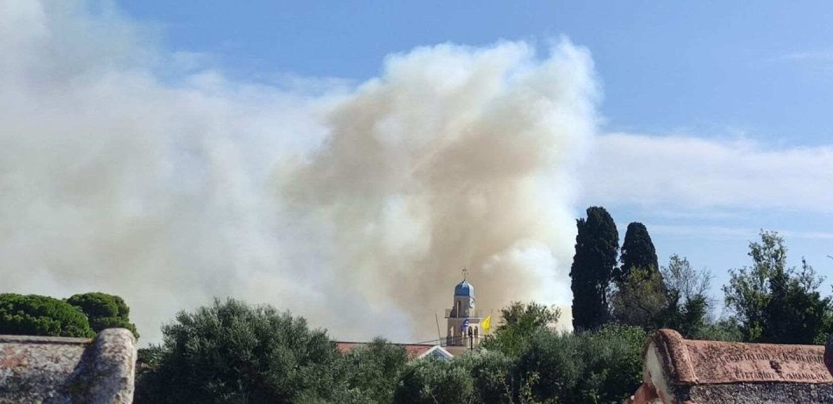 Κεφαλονιά: Χωρίς ενεργό μέτωπο η φωτιά στα Μεταξάτα