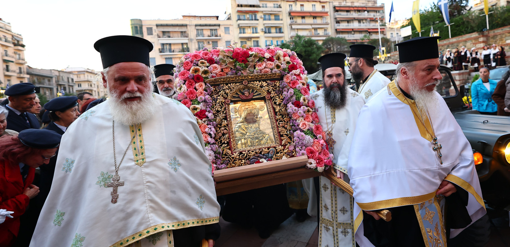 Θεσσαλονίκη: Ξεκίνησαν οι εκδηλώσεις για τον Πολιούχο Άγιο Δημήτριο - Έφτασε η εικόνα της Παναγίας Χοζοβιώτισσας