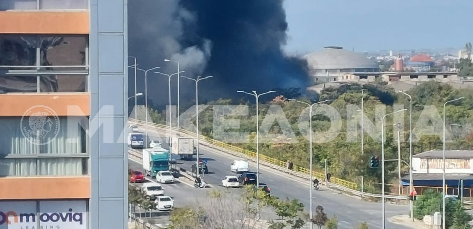 Θεσσαλονίκη: Φωτιά στα δυτικά - Μαύροι καπνοί στην περιοχή