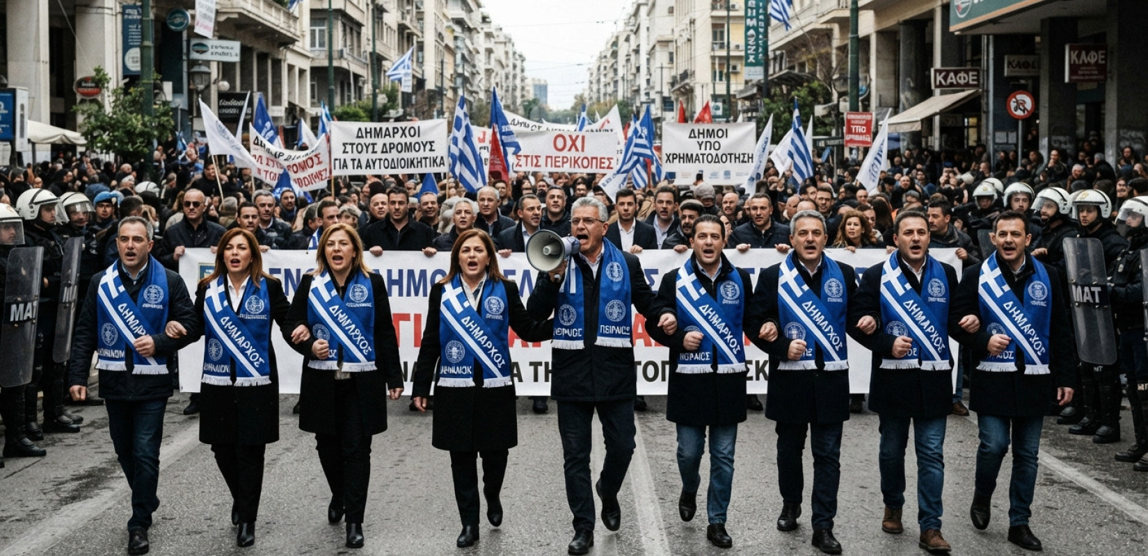 Στον… δρόμο βγάζουν τους δημάρχους τα άδεια ταμεία - Αδιαπραγμάτευτο αίτημα η αύξηση της χρηματοδότης των Δήμων