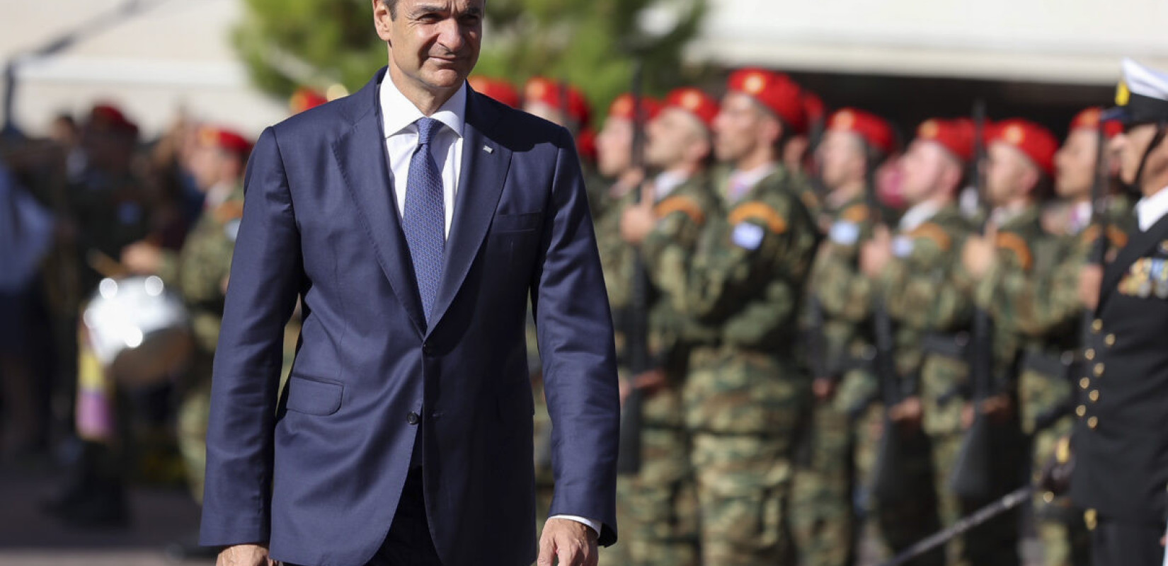 Στη Θεσσαλονίκη ο Κυριάκος Μητσοτάκης για τη στρατιωτική παρέλαση