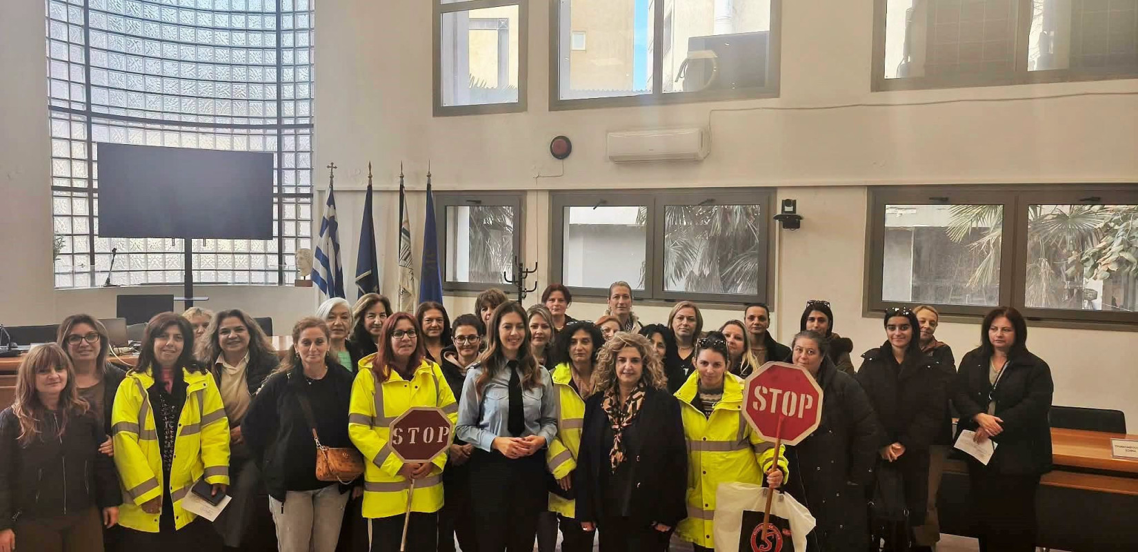 Οι Σχολικοί Τροχονόμοι του Δήμου Ελευθερίου - Κορδελιού - Ευόσμου εκπαιδεύονται
