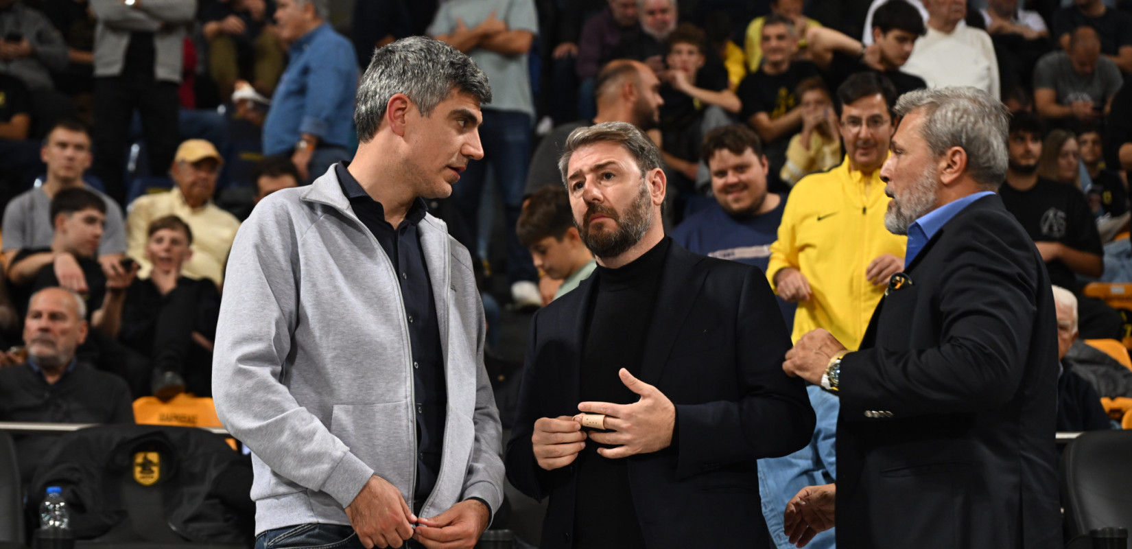 Στο Nick Galis Hall ο Νίκος Ανδρουλάκης για το παιχνίδι του Άρη στο Eurocup