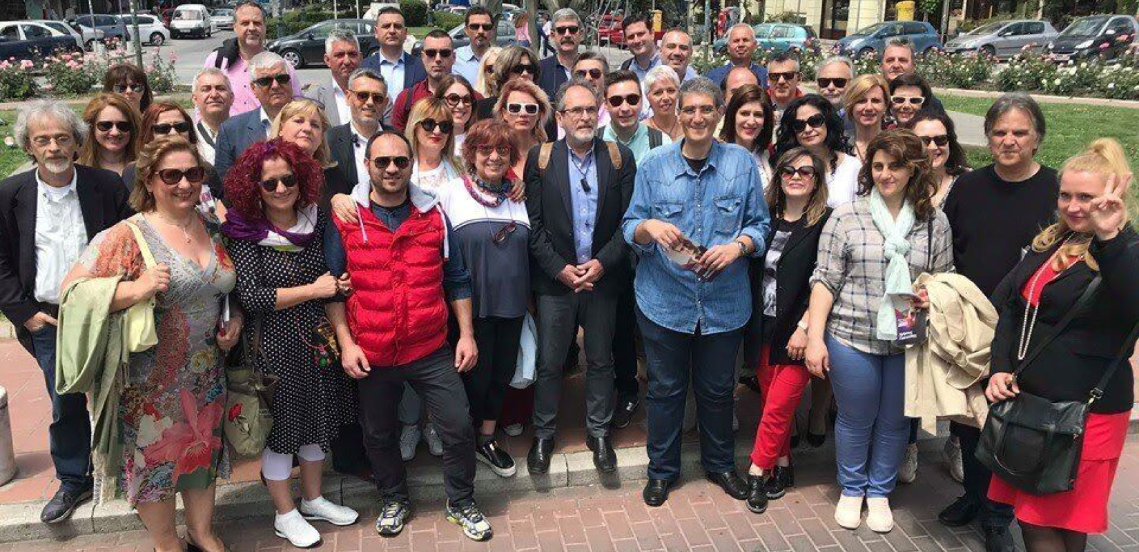 Iστορικός περίπατος των υποψηφίων της παράταξης "Κοιτάμε μπροστά"