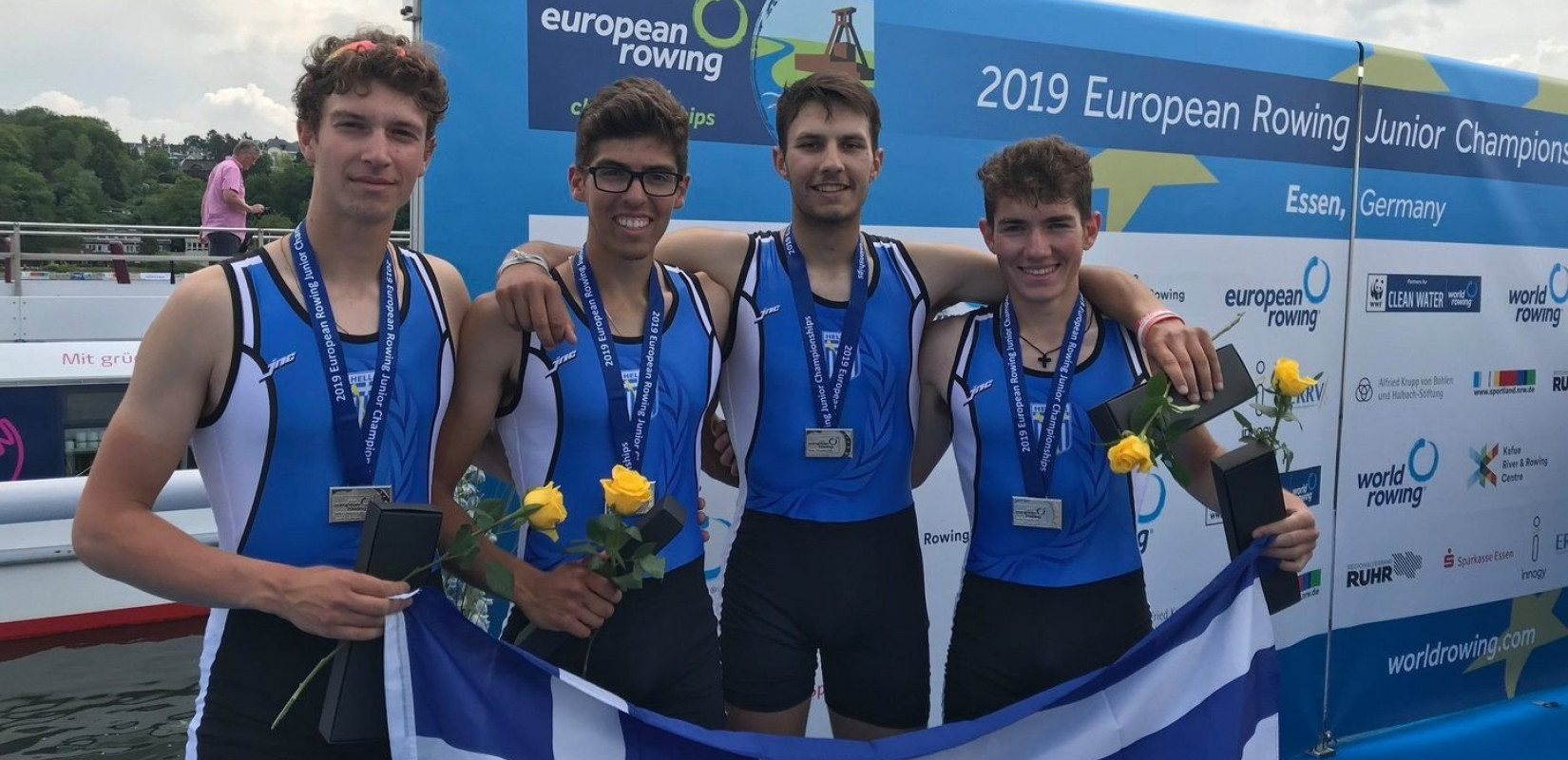 Κωπηλασία: Τρία μετάλλια για την Εθνική ομάδα στο Έσεν
