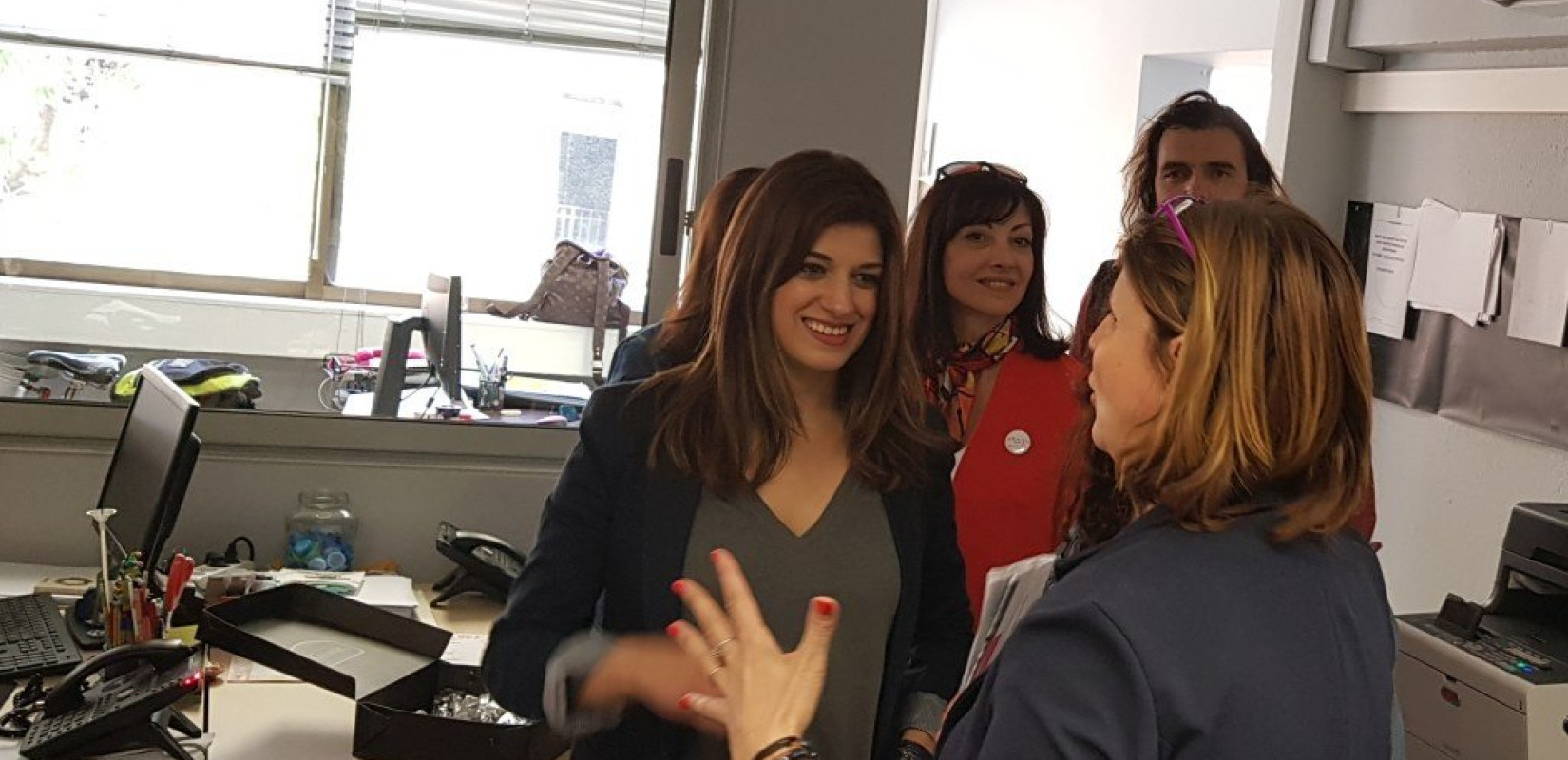Στα γραφεία της "ΜτΚ" και του makthes.gr η Κ. Νοτοπούλου