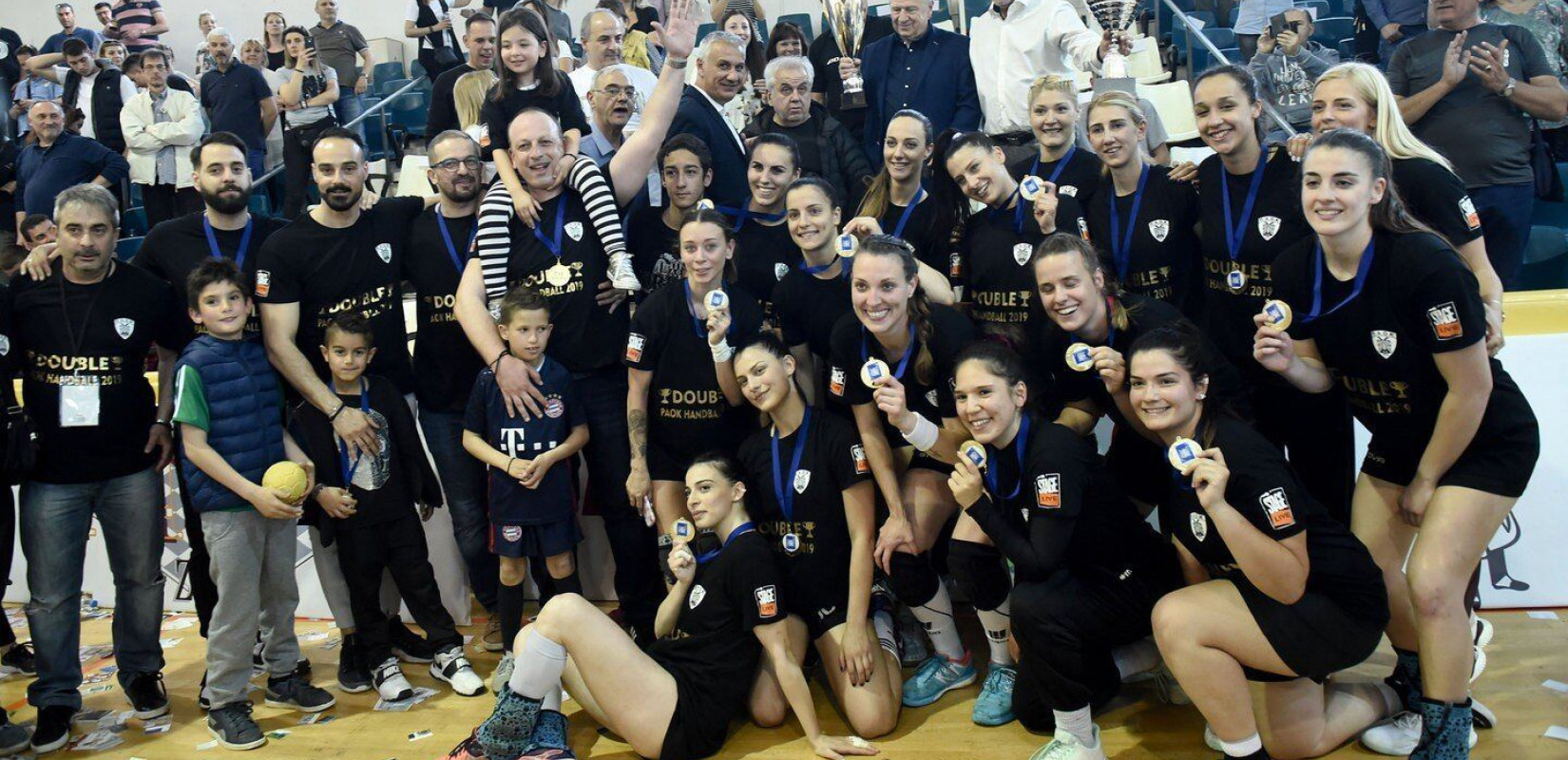 Χάντμπολ: Νταμπλ και από τα κορίτσια του ΠΑΟΚ (video)