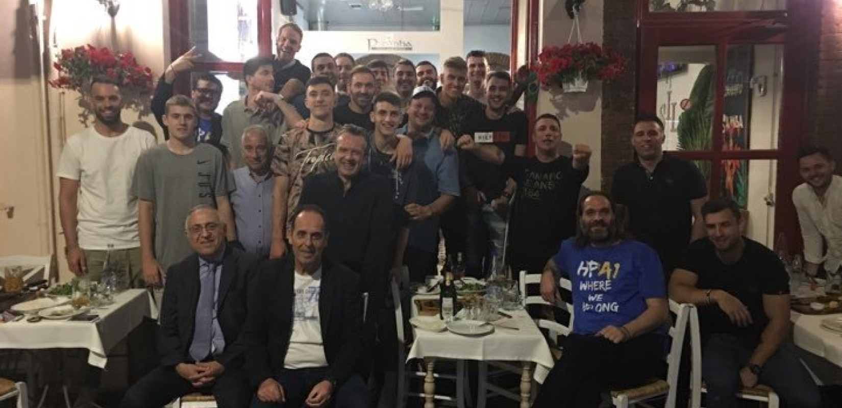 Μπάσκετ: Στα Λαδάδικα γλέντησε η ομάδα του Ηρακλή (photos+video)