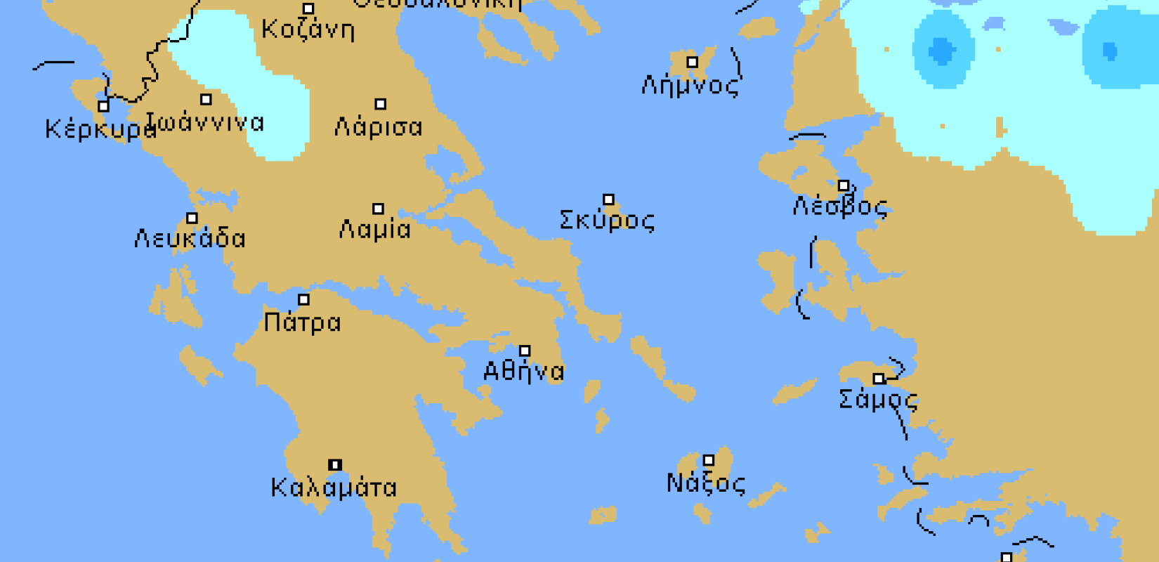 Ο καιρός του Σαββάτου 25 Μαΐου 2019