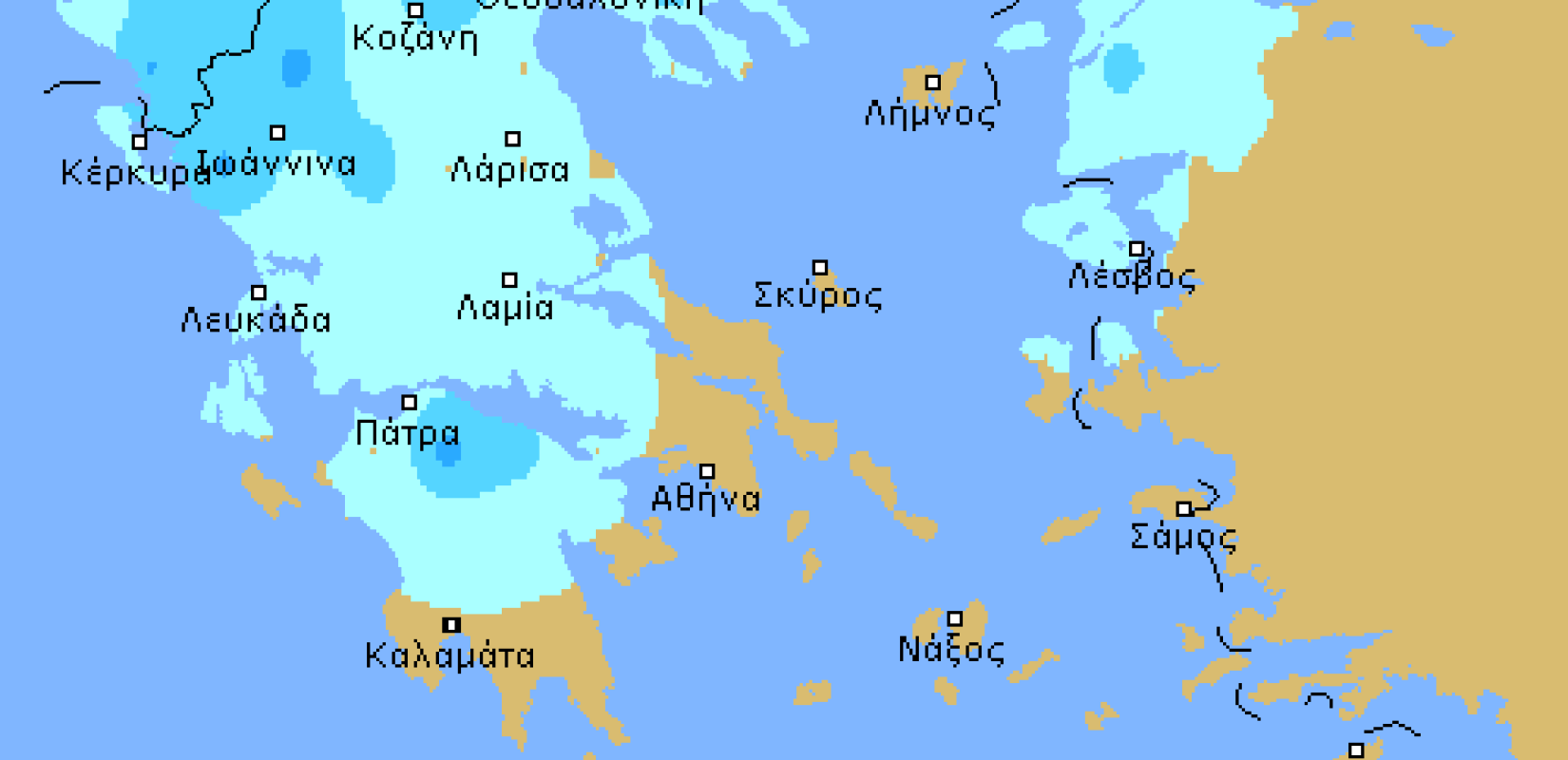 Ο καιρός της Τρίτης 4 Ιουνίου 2019