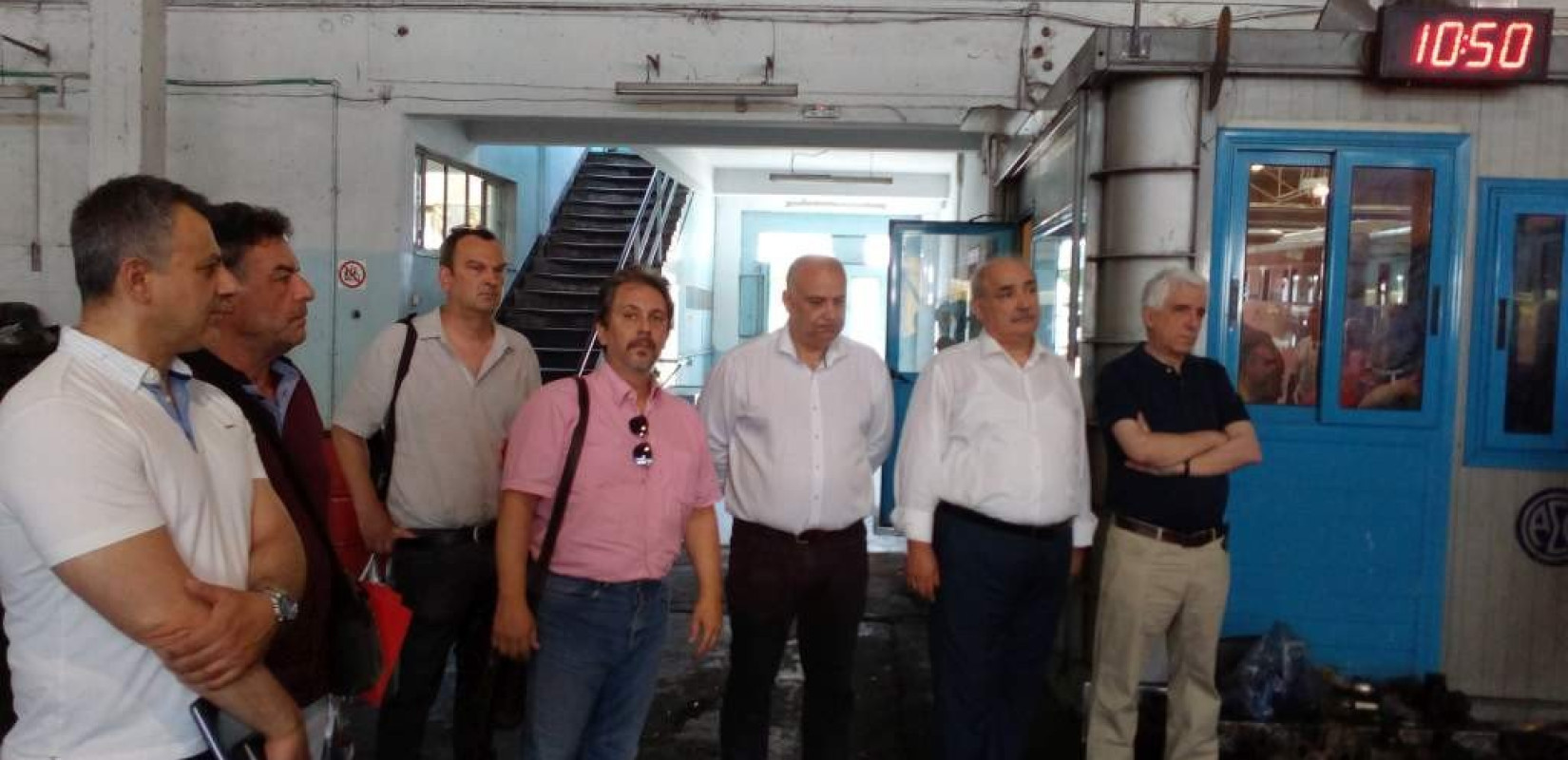 Στο αμαξοστάσιο του ΟΑΣΘ στη Σταυρούπολη αντιπροσωπεία του ΣΥΡΙΖΑ -Προοδευτική Συμμαχία 