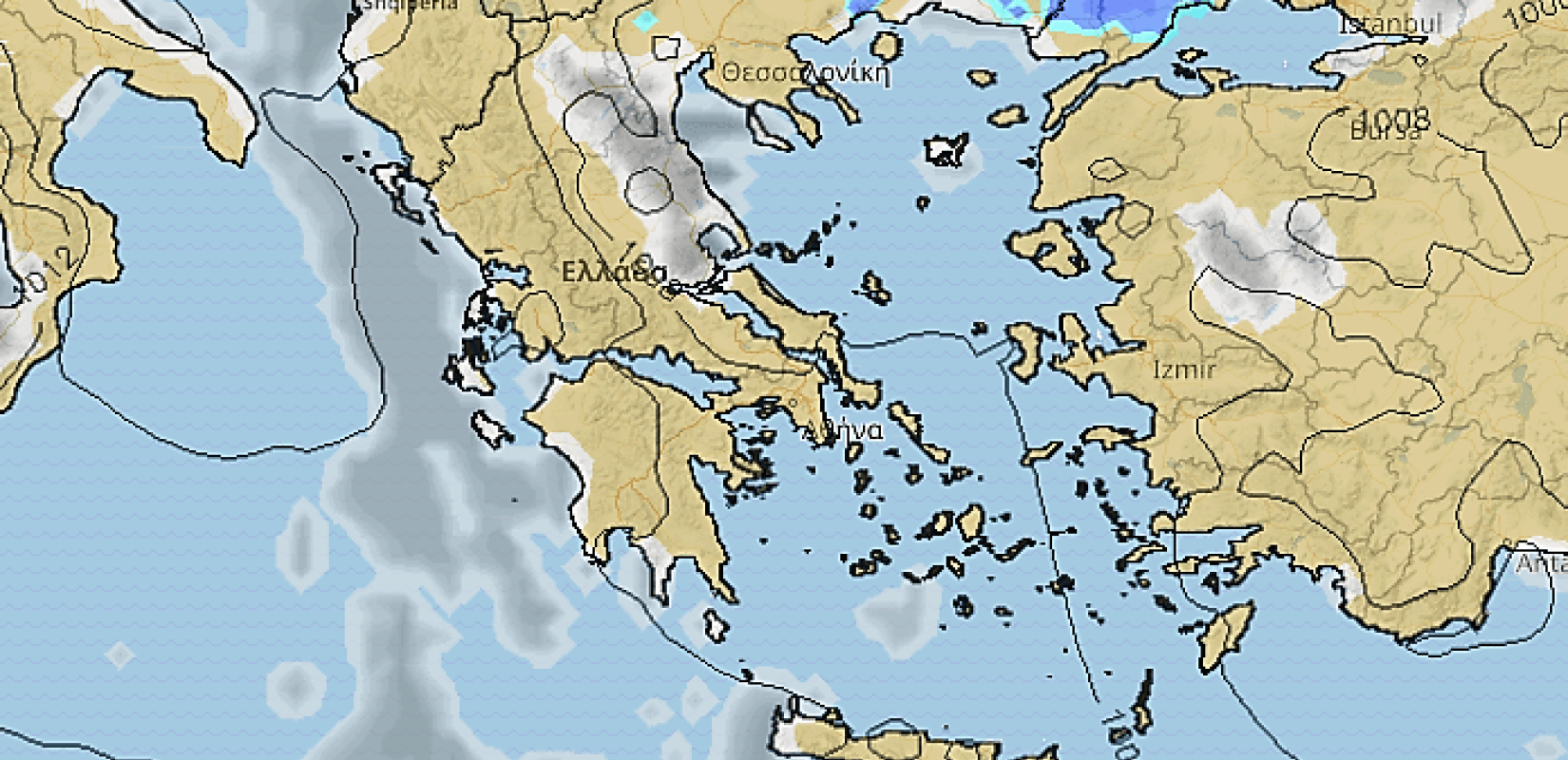 Ο καιρός της Δευτέρας 8 Ιουλίου 2019