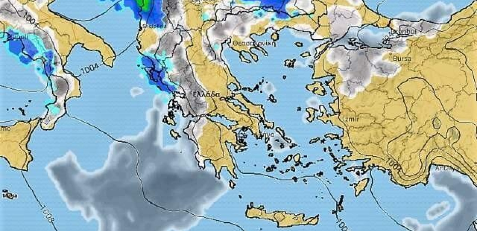 Ο καιρός της ερχόμενης εβδομάδας 29 Ιουλ.-4 Αυγ. 2019