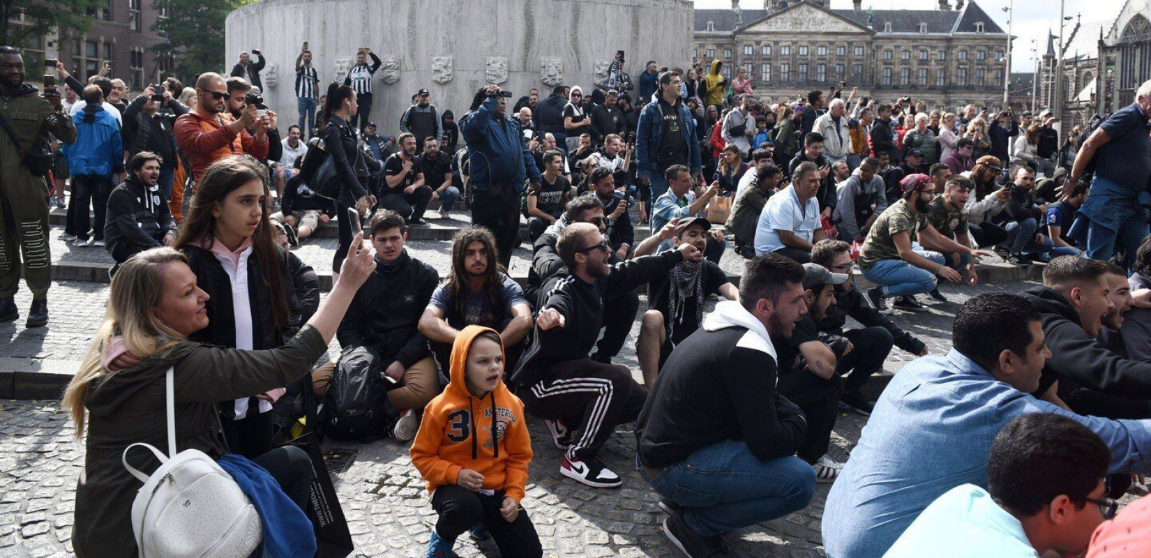 Απόβαση των οπαδών του ΠΑΟΚ στο Άμστερνταμ (videos+photos)