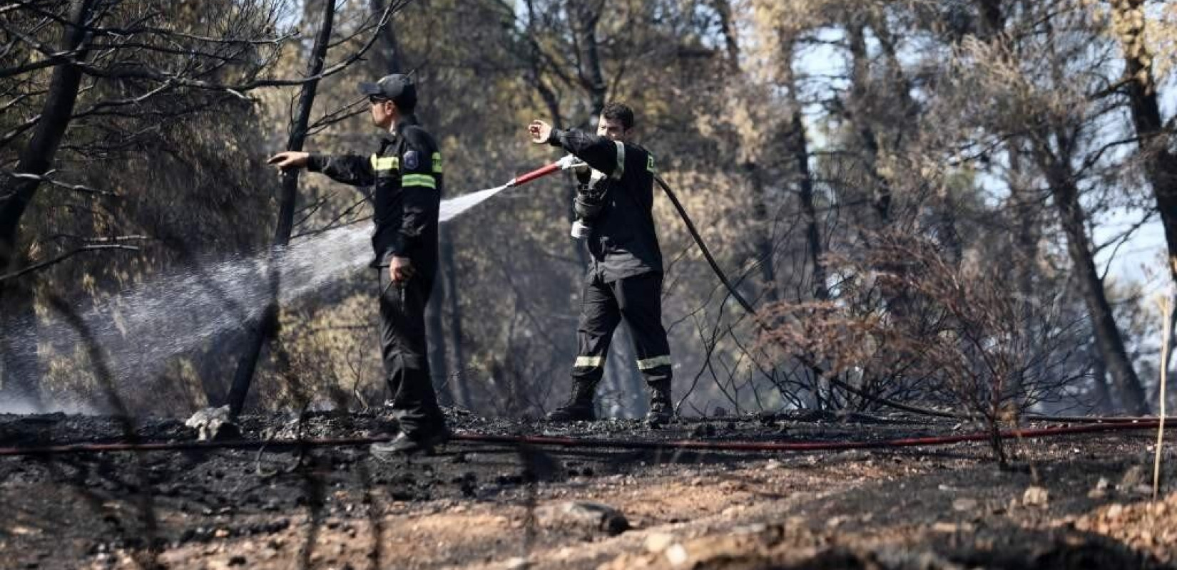 Πυρκαγιά στις Πηγές του Φονιά στη Σαμοθράκη