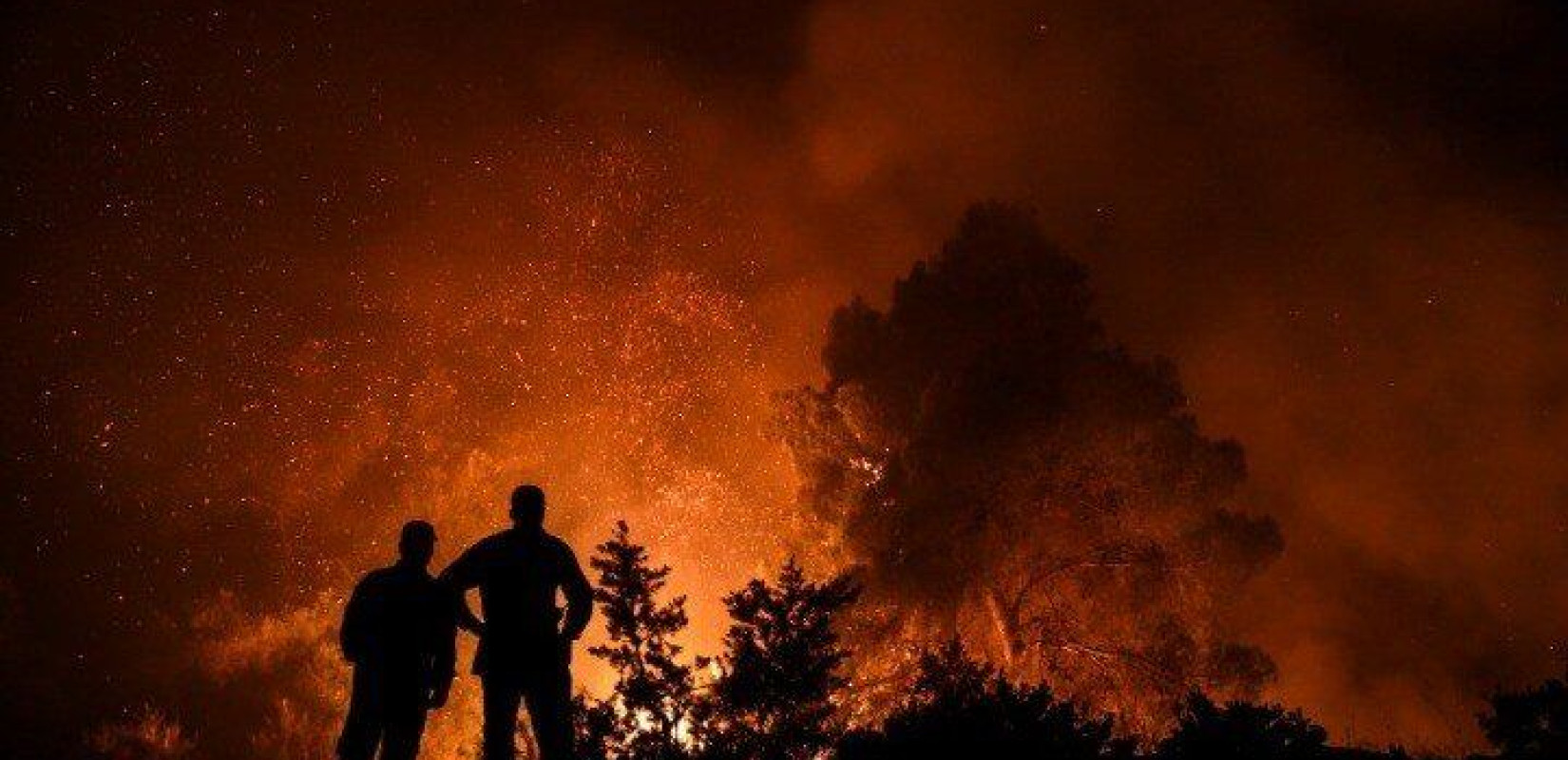 Ατέλειωτο μαύρο τοπίο στην Κεντρική Εύβοια