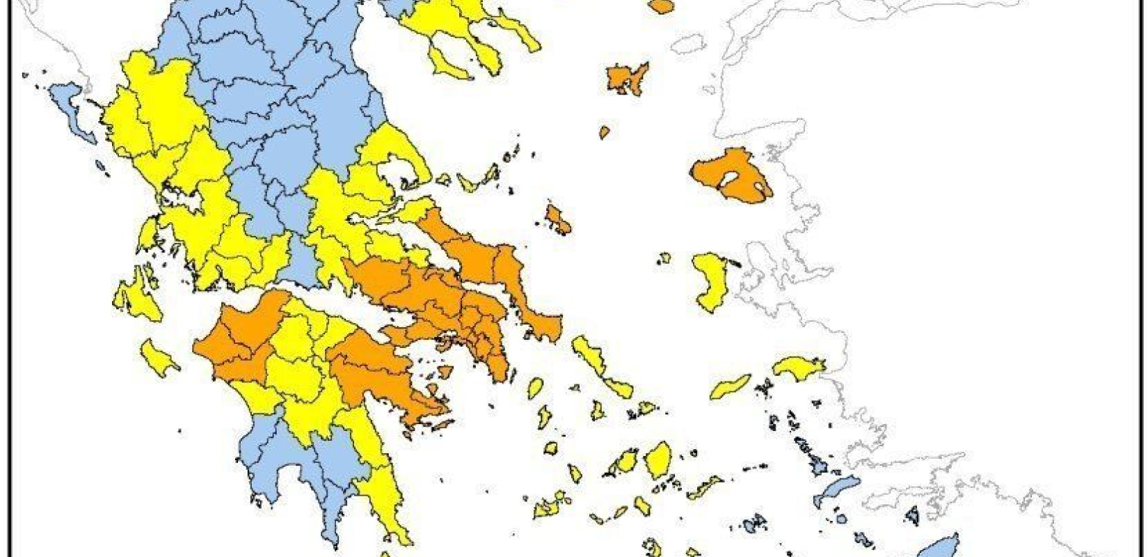 Υψηλός κίνδυνος πυρκαγιάς αύριο σε Έβρο και Σαμοθράκη