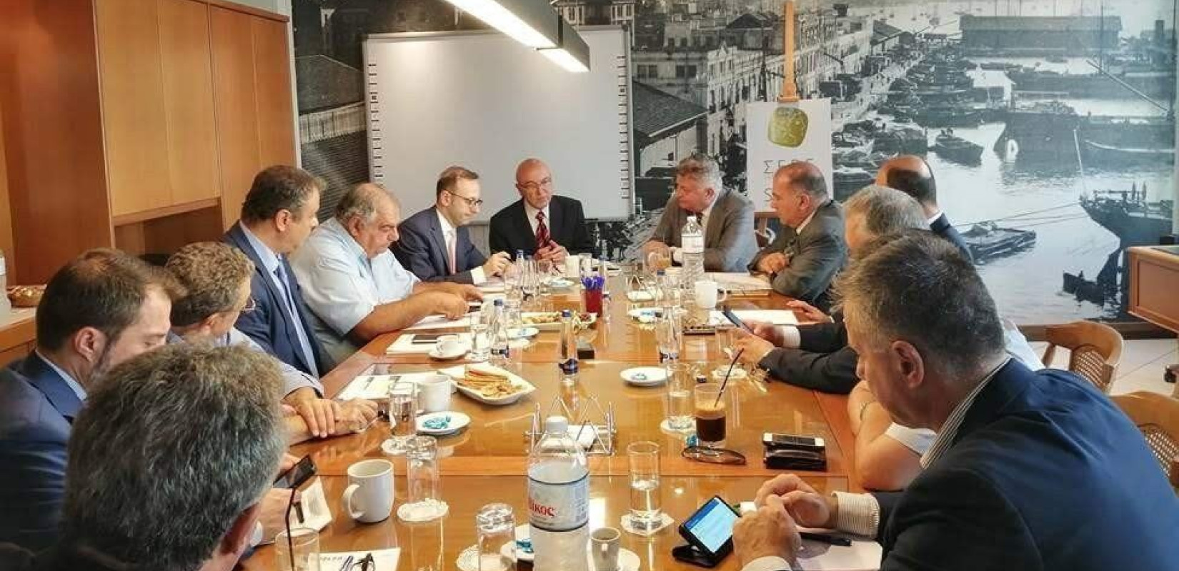Συνάντηση ΣΕΒΕ με τον υφυπουργό Εξωτερικών Κώστα Φραγκογιάννη