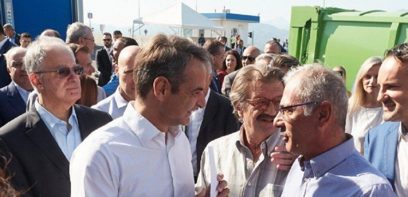Η πρώτη στάση του Κ. Μητσοτάκη, μία μονάδα επεξεργασίας αστικών στερεών αποβλήτων στο Ελευθεροχώρι Ιωαννίνων