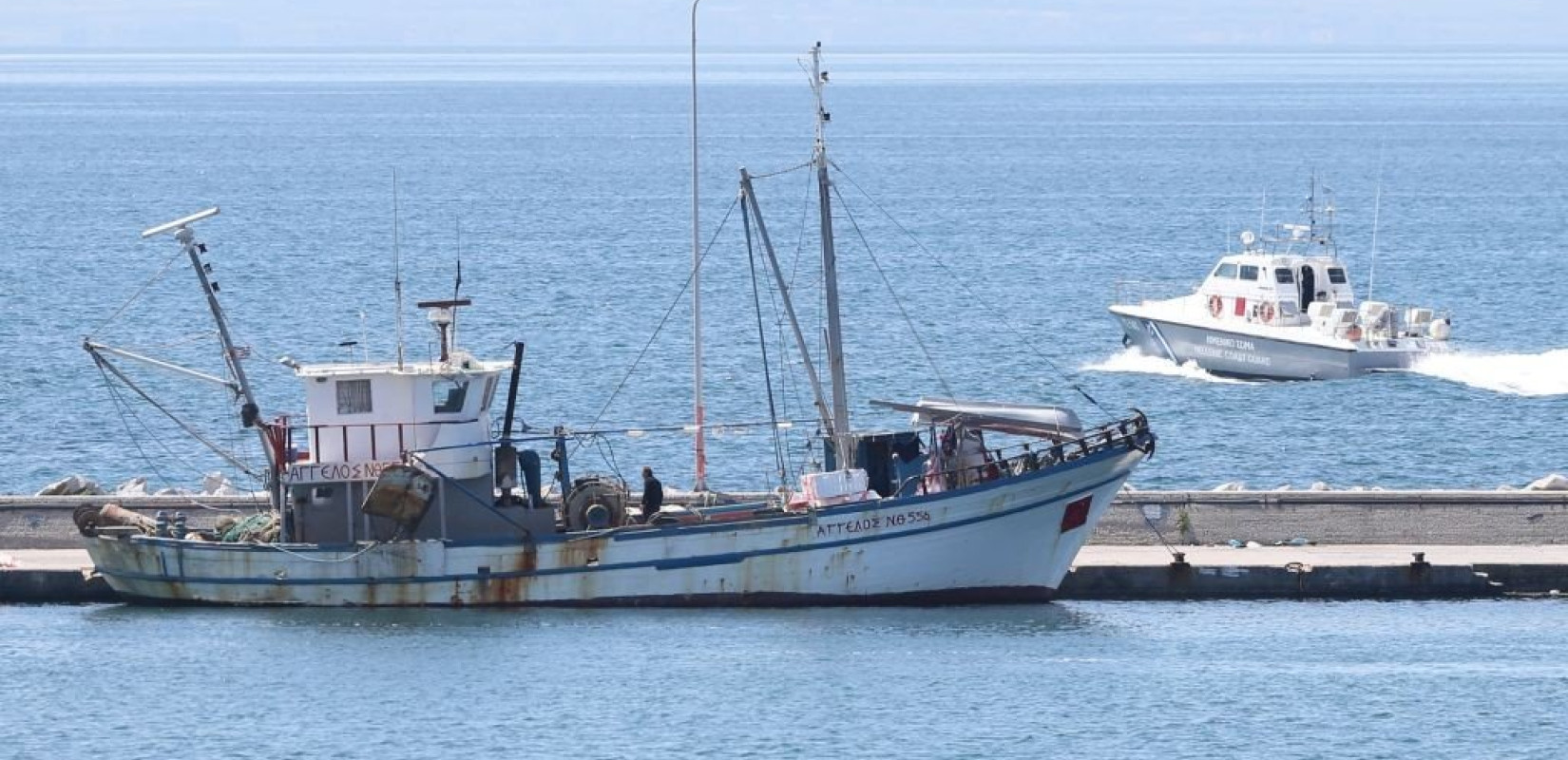 Γερμανική νάρκη ενός τόνου "ψάρεψε" αλιευτικό στη Μηχανιώνα