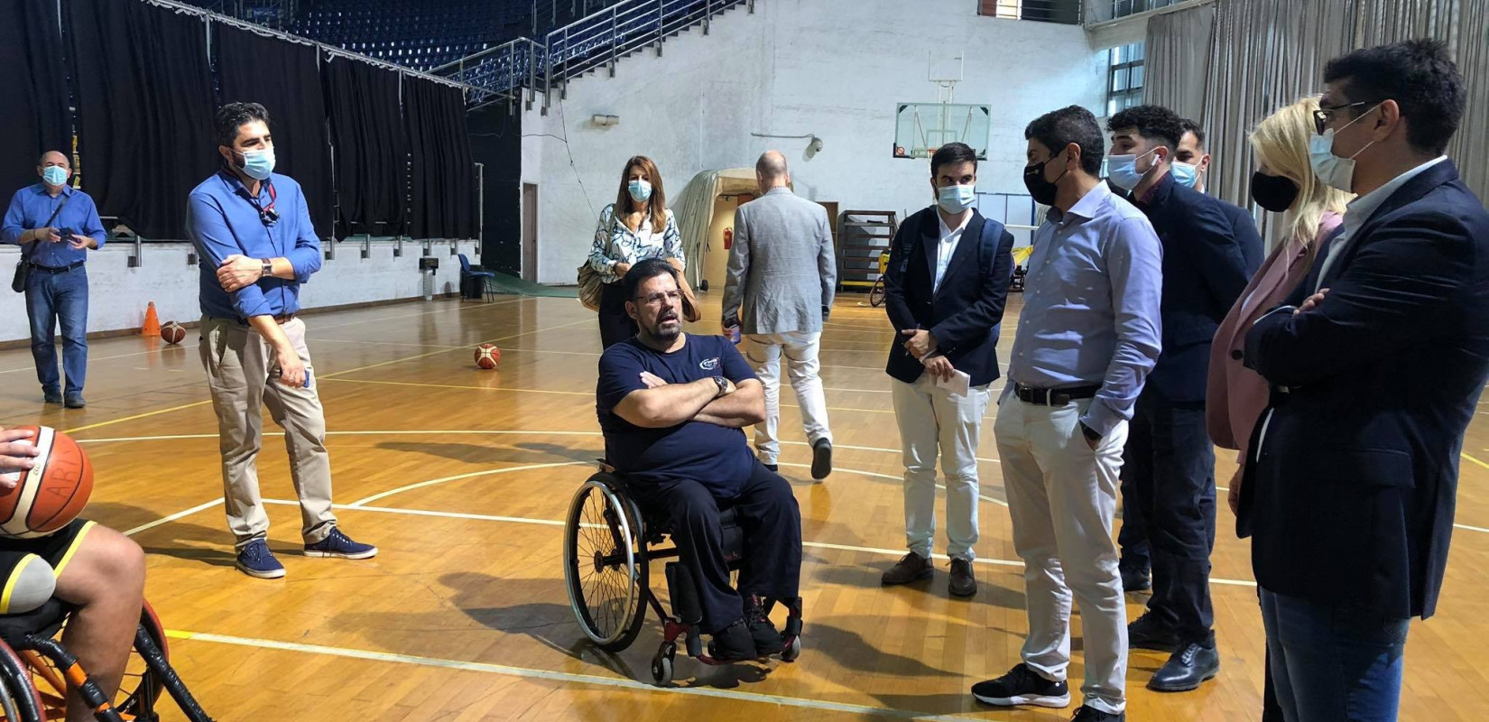 Θεσσαλονίκη: Το μπάσκετ με αμαξίδιο τράβηξε την προσοχή του Λ. Αυγενάκη (βίντεο)