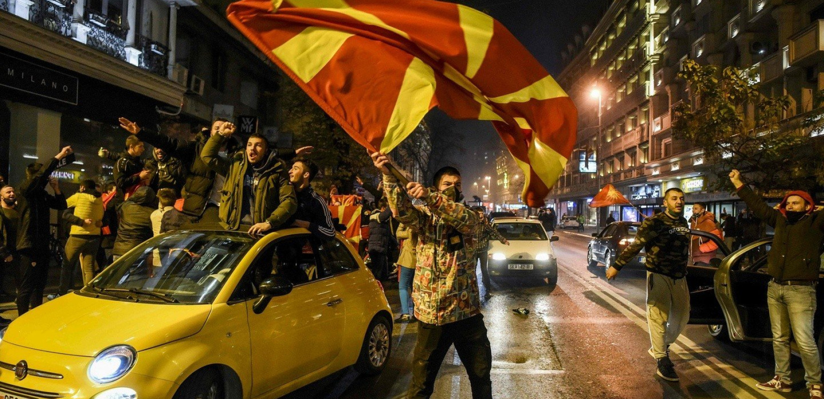 Πάρτι πρόκρισης και... κορονοϊού στα Σκόπια (βίντεο)