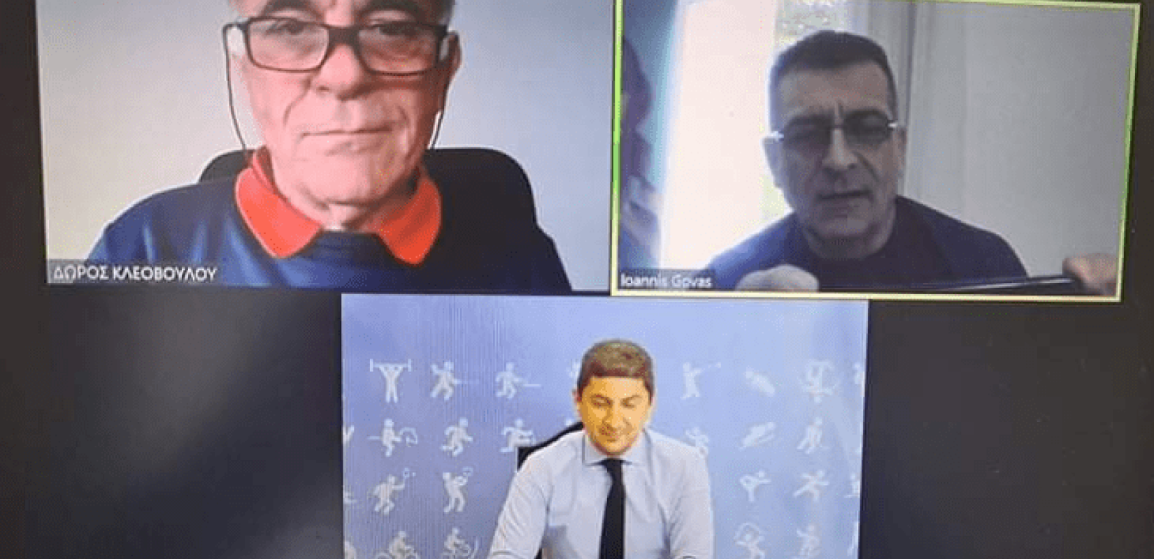 Συνάντηση εκπροσώπων του Πανελλήνιου Συνδέσμου Γυμναστηρίων με τον Αυγενάκη