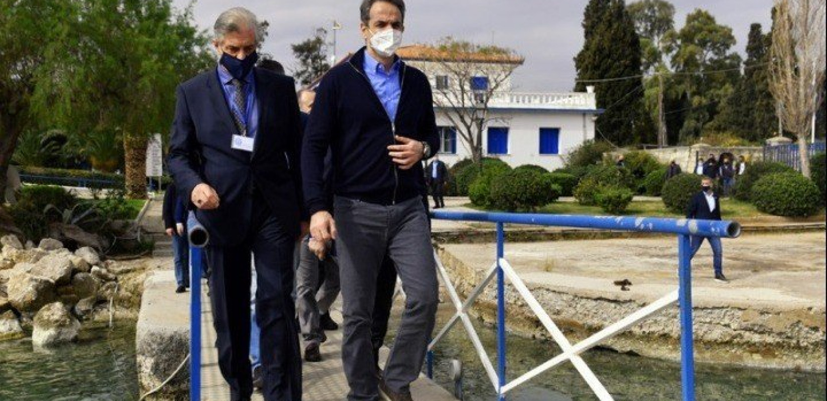 Τα έργα στη διώρυγα Κορίνθου επιθεώρησε ο Κ. Μητσοτάκης