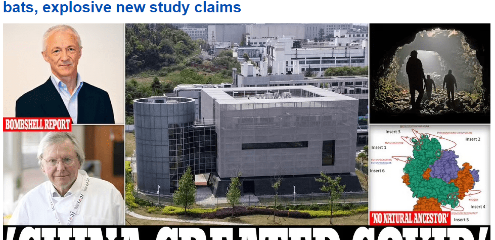 Σοκ από την αποκάλυψη της δημιουργίας της covid-19 από κινέζους σε εργαστήριο οι οποίοι προσπάθησαν κατόπιν να σβήσουν τα ίχνη τους 