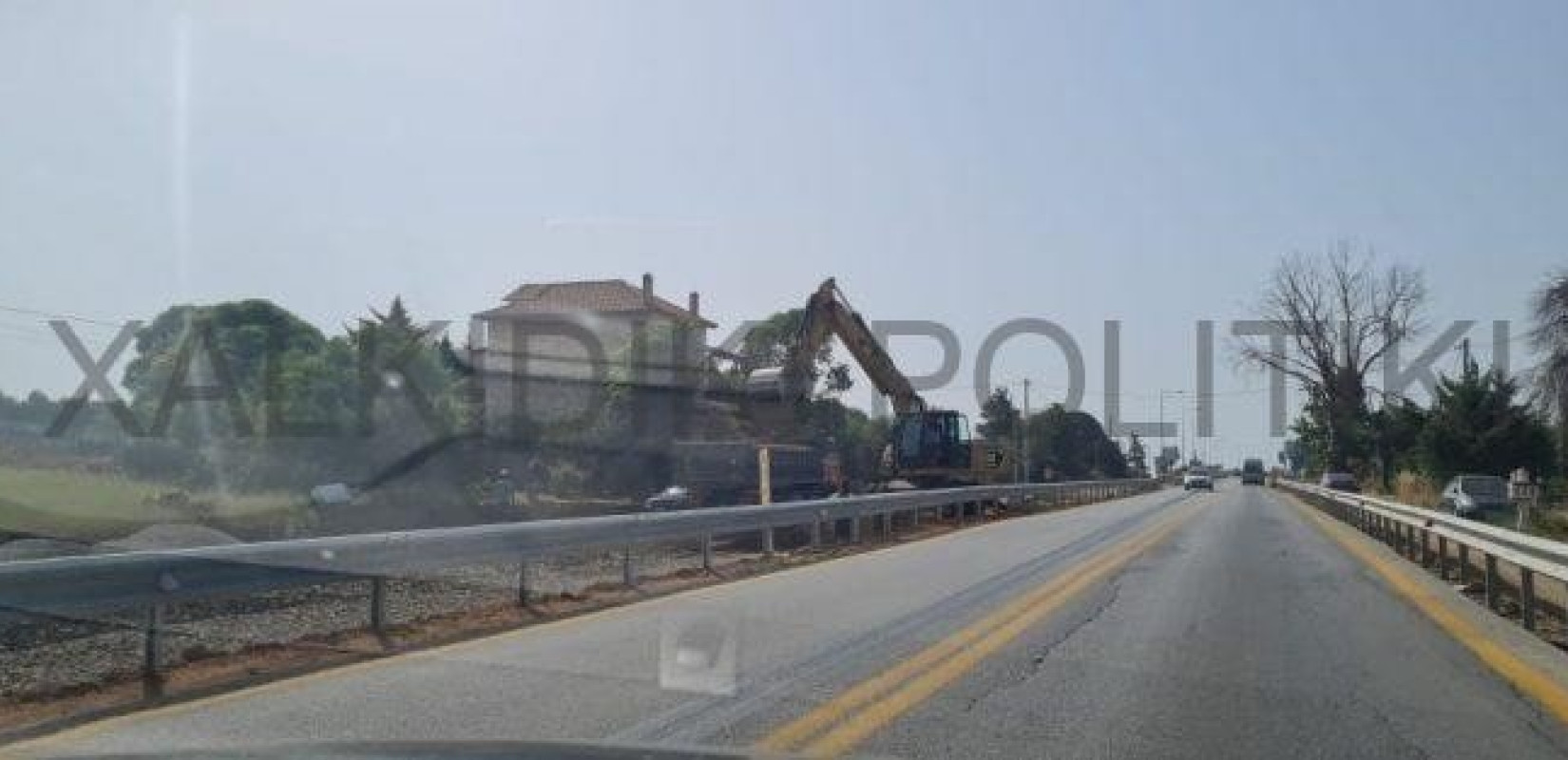 Χαλκιδική: Συνεχίζονται οι εργασίες στο "πολύπαθο χιλιόμετρο" 