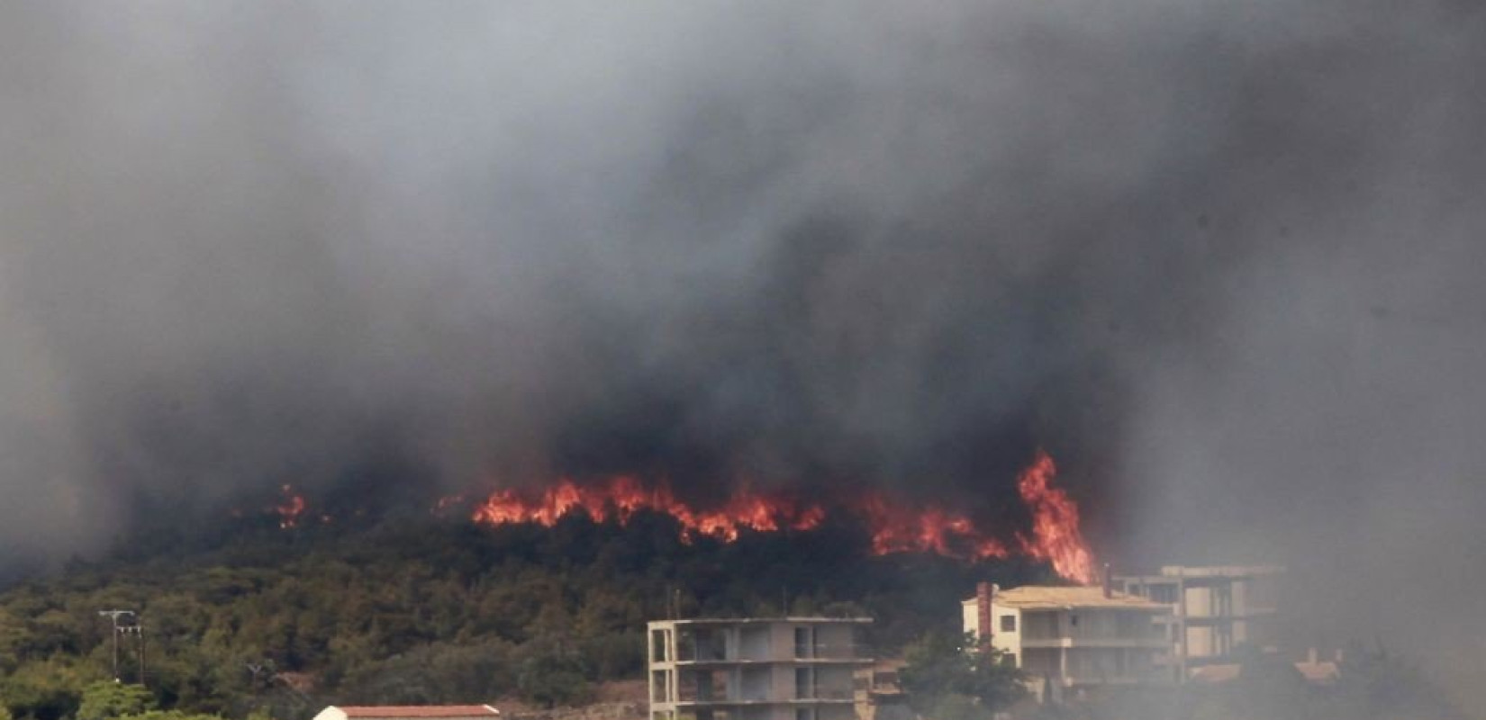 Γιγαντώνεται η πυρκαγιά στα Βίλια Αττικής - Νέο μέτωπο προς το Πόρτο Γερμενό (βίντεο)