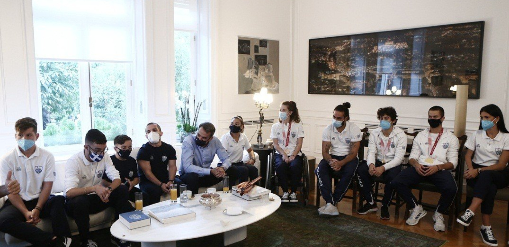 Συνάντηση του Κυριάκου Μητσοτάκη με τα μέλη της Παραολυμπιακής ομάδας (βίντεο & φωτ.)