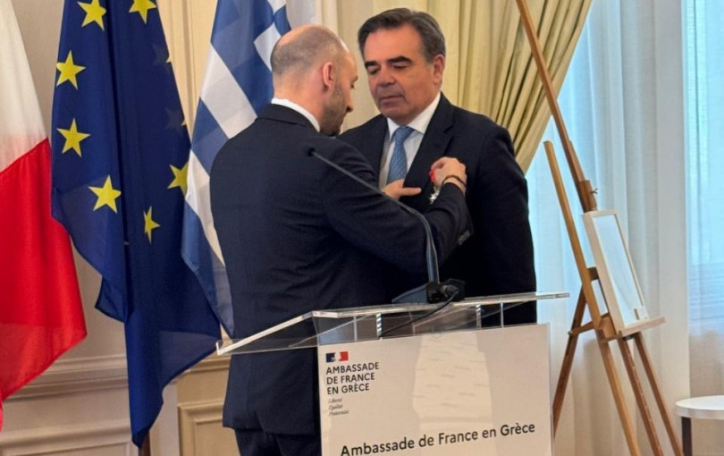 Τα γαλλικό παράσημο του Σχοινά (βίντεο)